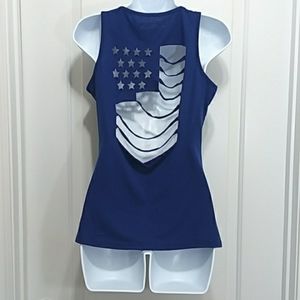 Colbolt Blue Cut Out Tank Top